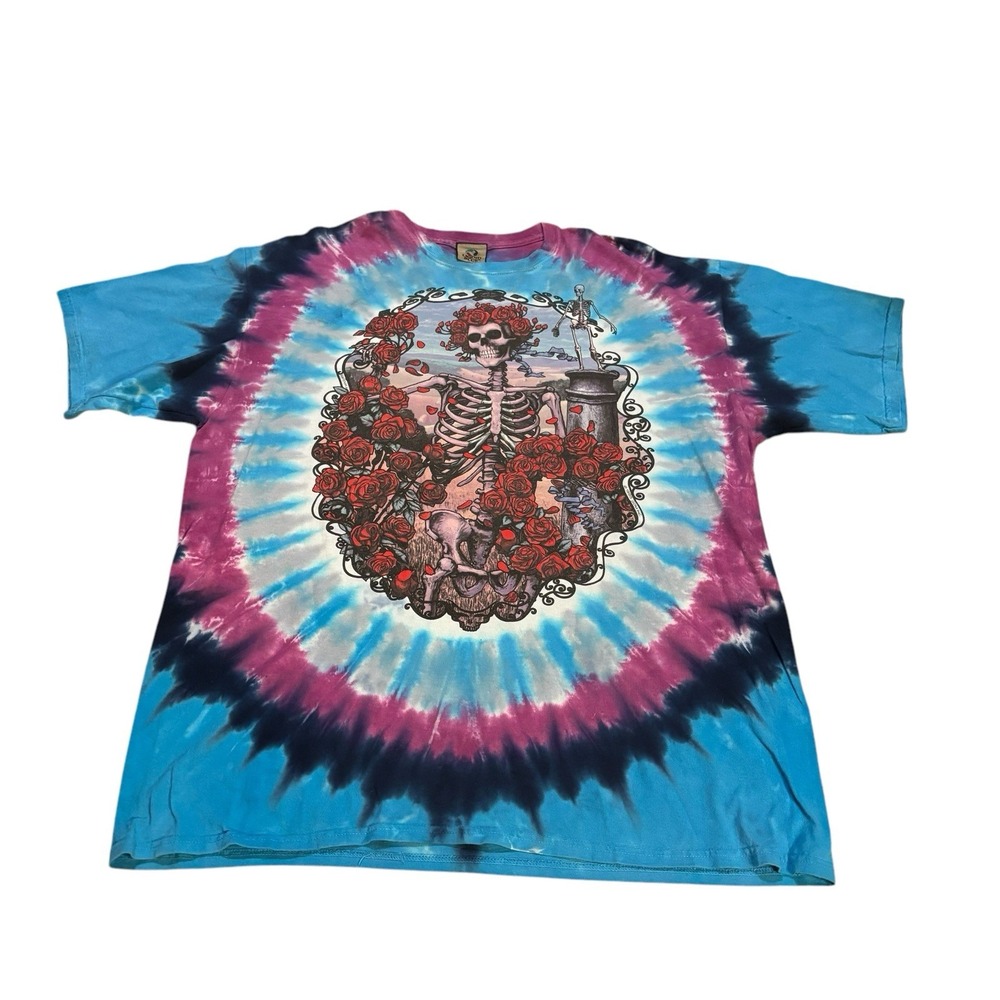 Grateful Dead 30 Years Anniversary Tie Dye Tee Size XXL‎ Vintage 1995 Hippie